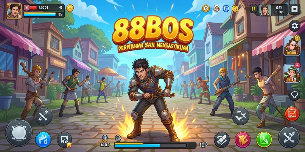 Tampilan seru dari gameplay 88BOS yang penuh aksi.