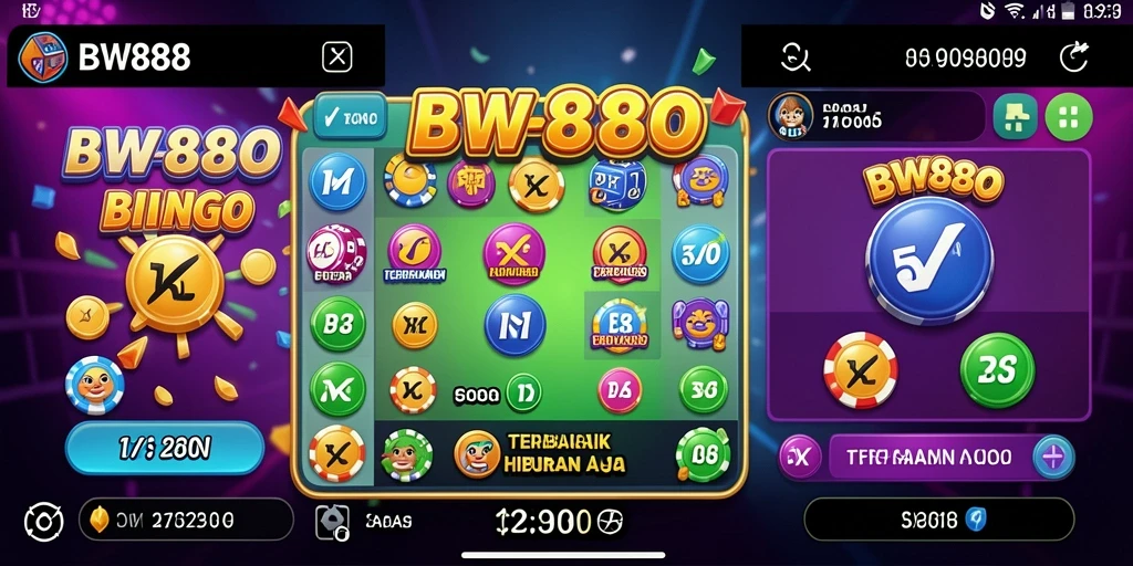 Screenshot gameplay BW888 menampilkan suasana permainan Bingo yang menarik.