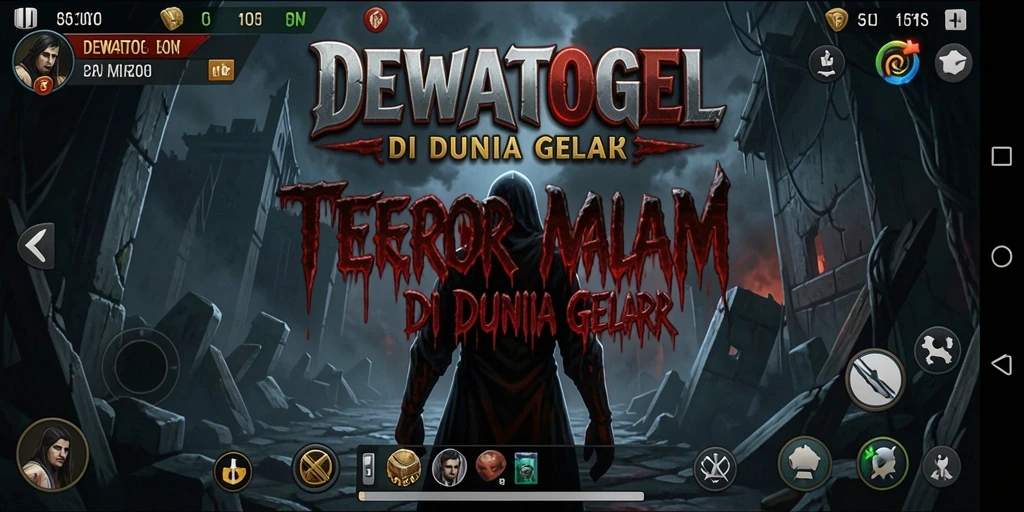 Tampilan gameplay menyeramkan di DEWATOGEL yang penuh ketegangan.