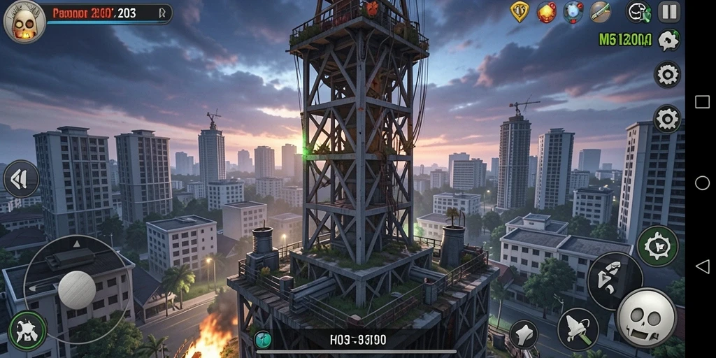 Gameplay seru H03 dalam genre Tower Defense.