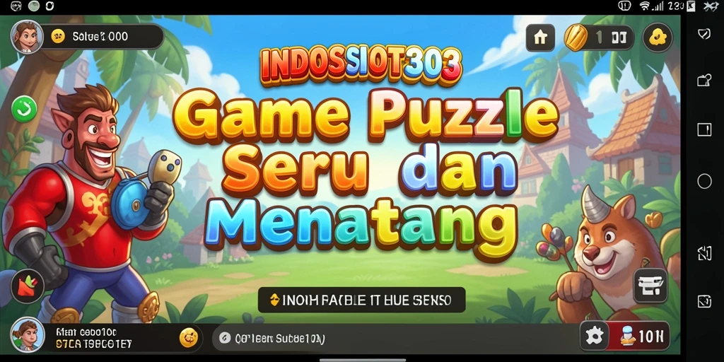 Tampilan gameplay INDOSLOT303 yang mendebarkan dan penuh tantangan.