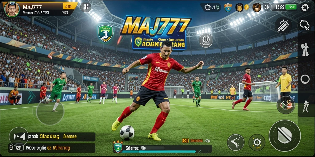 Screenshot gameplay MAJ777 yang menampilkan aksi olahraga seru.