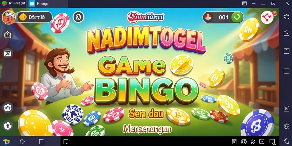 Screenshot gameplay <strong>NADIMTOGEL</strong> menampilkan keseruan bermain Bingo yang interaktif.