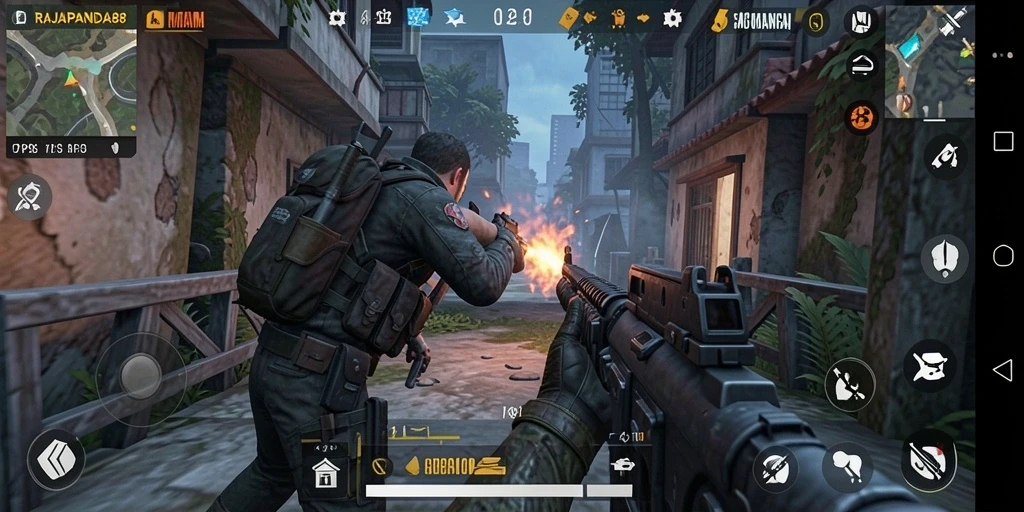 Tampilan gameplay seru dan menegangkan di RAJAPANDA88.