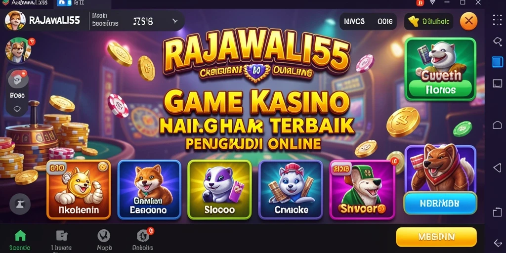 Gameplay menarik RAJAWALI55 dengan berbagai pilihan permainan Kasino.