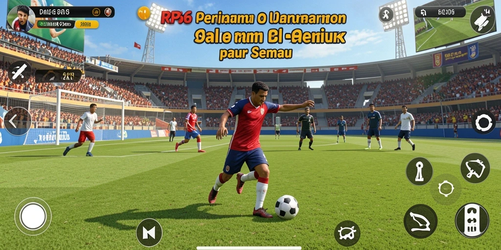Tampilan gameplay RP66 dalam pertandingan olahraga yang seru.
