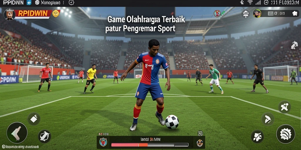 Tampilan menarik dari gameplay RPIDWIN yang penuh aksi olahraga.