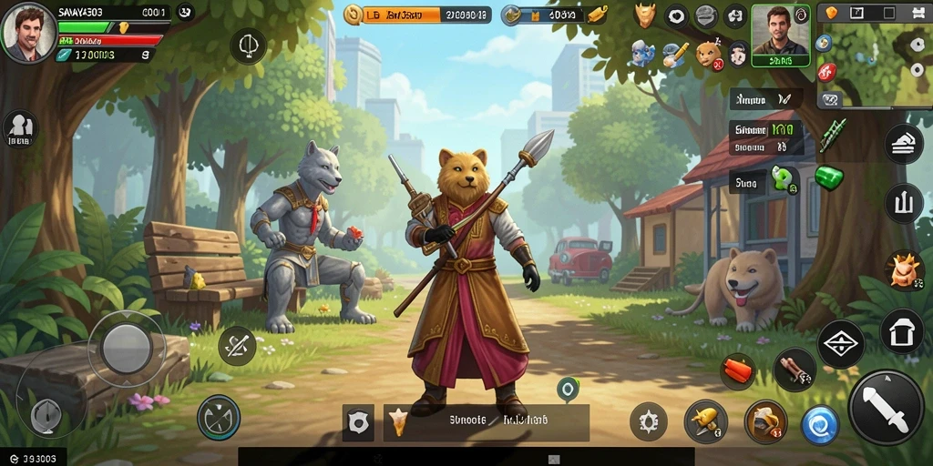 Tampilan menarik dari gameplay <strong>SAVAYA303</strong> yang menunjukkan interaksi sosial dan kustomisasi karakter.