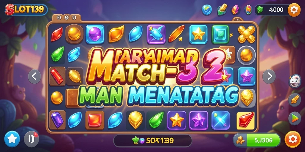 Tampilkan gameplay seru dari SLOT138 dengan kombinasi Match-3.