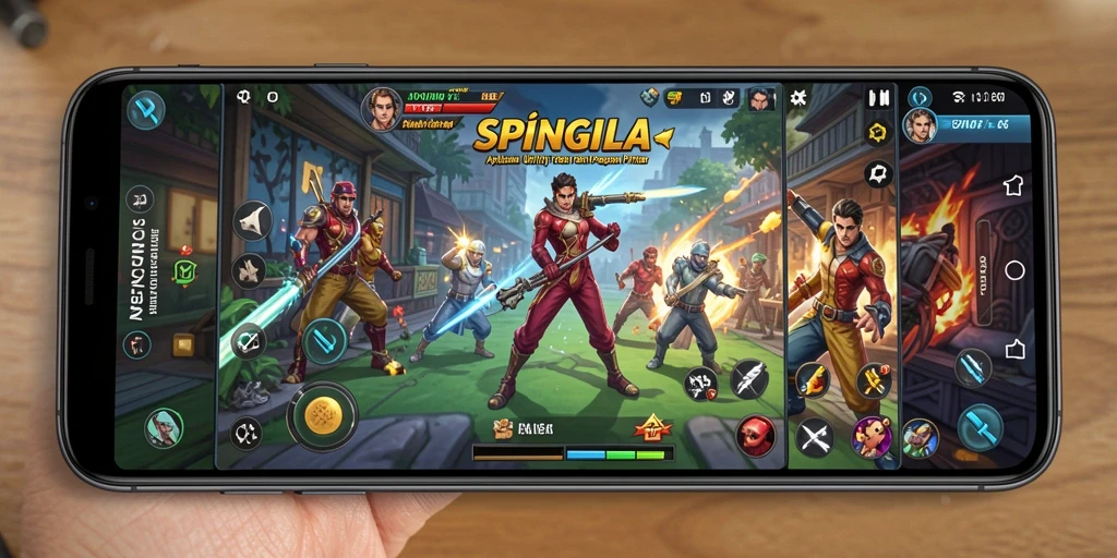 Screenshot utama SPINGILA menunjukkan tampilan antarmuka pengguna yang bersih dan fungsional.