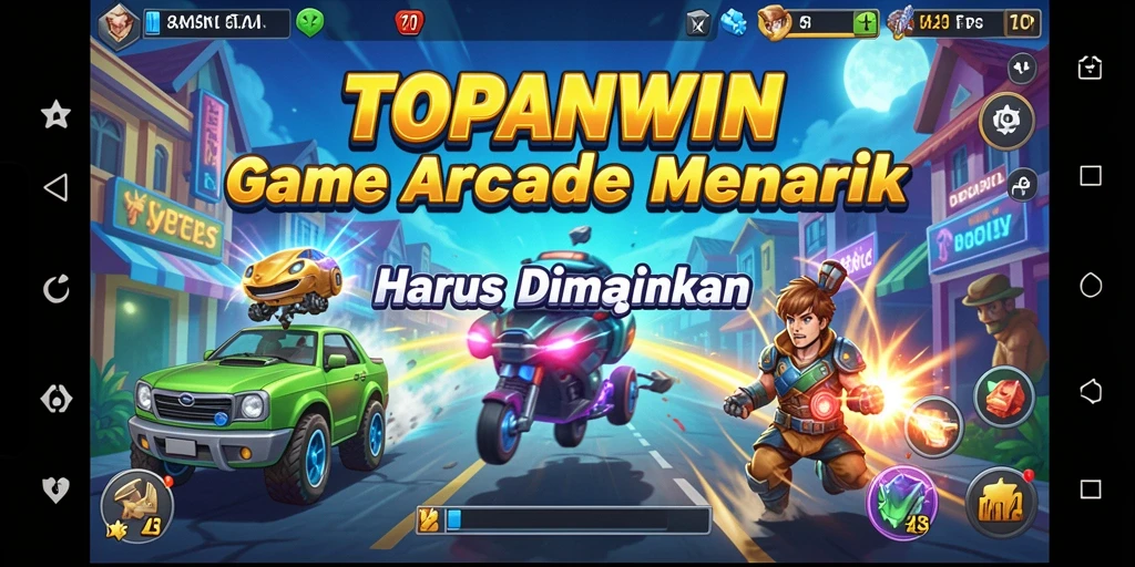 Screenshot gameplay <strong>TOPANWIN</strong> menampilkan aksi seru dalam permainan Arcade.